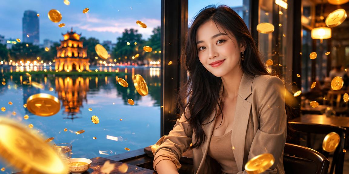 Người dùng xsthu2 tại Hà Nội chơi slot jackpot bên ly cà phê