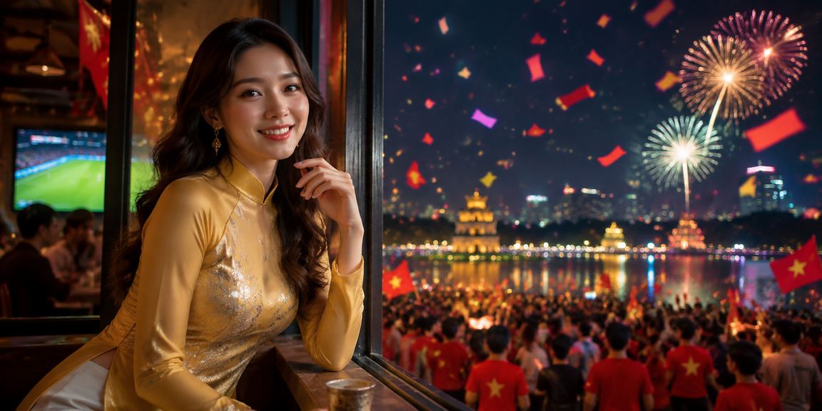 Trò chơi bài truyền thống Việt Nam tại Hà Nội với trang phục áo dài
