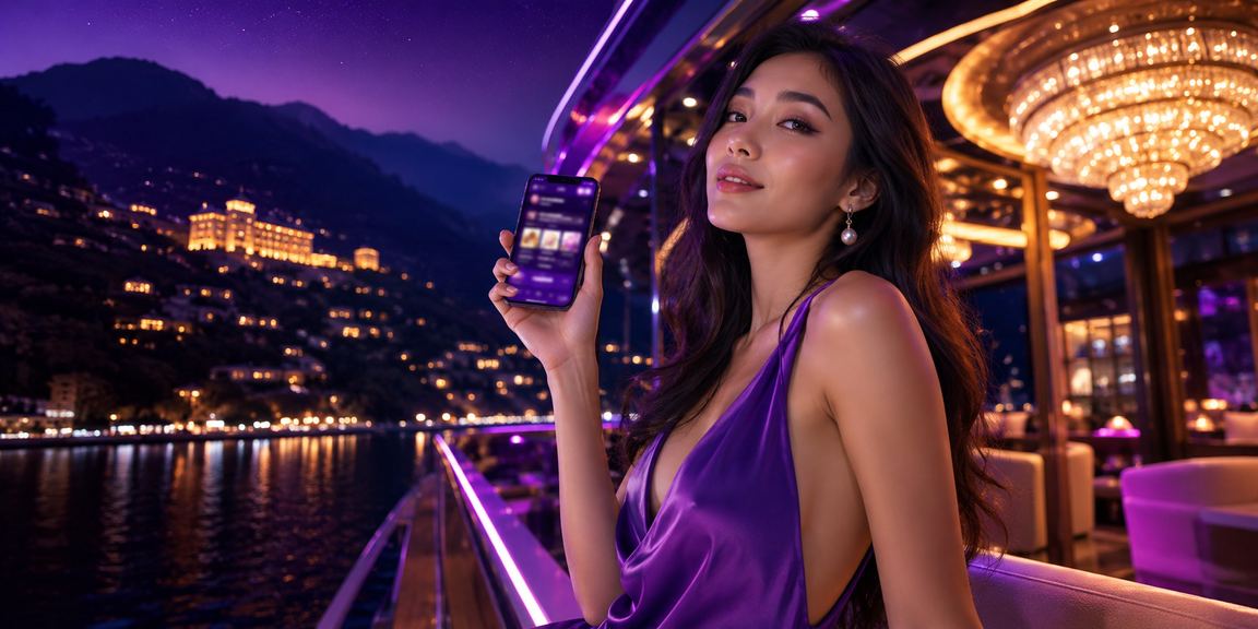 Người dùng cá cược thể thao trên điện thoại tại Sa Pa ban đêm